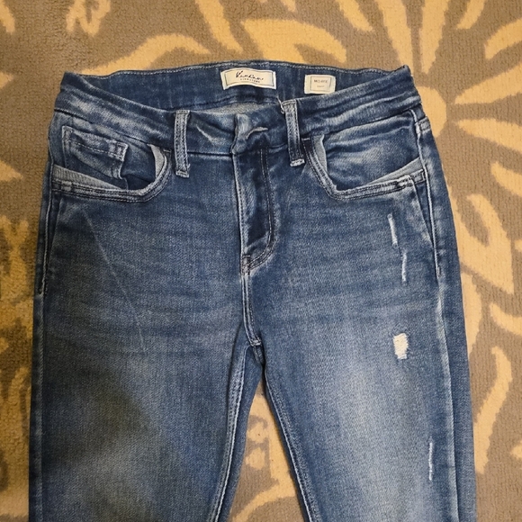 Kancan 27 Mid rise Classic Blue Skinny Jeans for Women - Picture 3 of 6